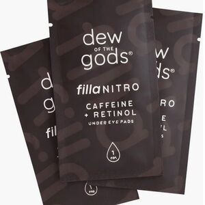 Dew of the Gods ~ ‘FILLA NITRO’ ~ Caffeine + Retinol Under Eye Pads 10 Sets NIB